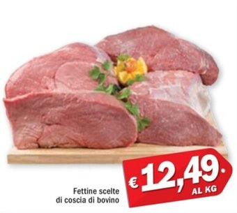 Fettine scelte di coscia di bovino