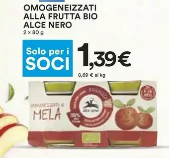 Coop Alce Nero Omogeneizzati Alla Frutta offerta