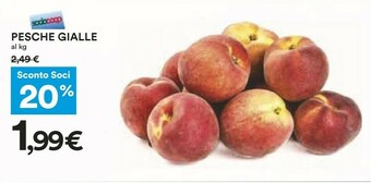 Coop Pesche Gialle offerta