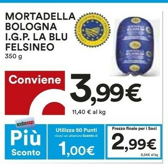 Coop Felsineo Mortadella Bologna Igp offerta