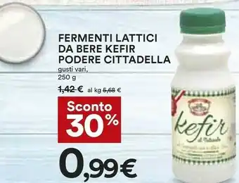 Coop Podere cittadella Fermenti Lattici Da Bere Kefir offerta