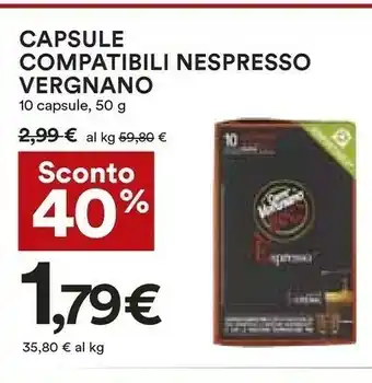 Coop Vergnano Capsule Compatibili Nespresso offerta