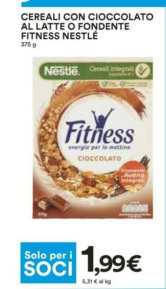 Coop Nestlè Fitness Cereali 375 G(ml) offerta
