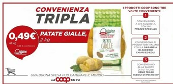 Coop Coop - Patate Gialle offerta