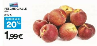 Coop Pesche Gialle offerta