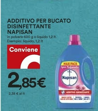 Coop Napisan Additivo Per Bucato Disinfettante Liquido 1200ml offerta