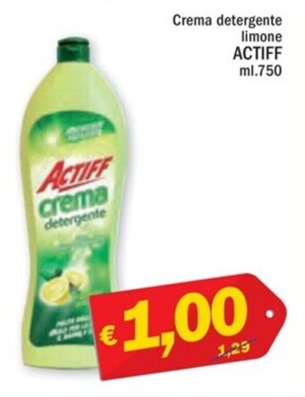 Ard Discount Crema detergente limone ACTIFF ml. 750 offerta
