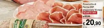 Iper La Grande Prosciutto Di Parma Dop Stagionato 16 Mesi offerta