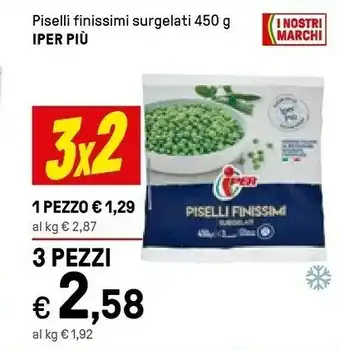 Iper La Grande Iper Piu Pisellini Finissimi Surgelati offerta