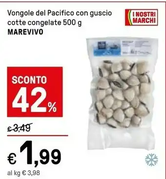 Iper La Grande Marevivo Vongole Del Pacifico offerta