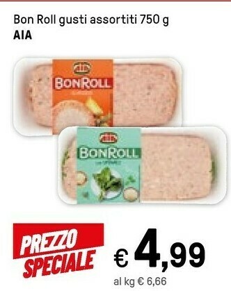 Iper La Grande Aia Bon Roll Con Spinaci 750 G(ml) offerta