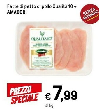Iper La Grande Amadori Petto Di Pollo A Fette offerta