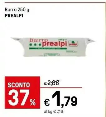 Iper La Grande Prealpi Burro 250 G(ml) offerta