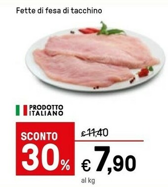Iper La Grande Fette Di Fessa Di Tacchino offerta