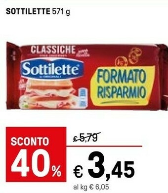 Iper La Grande Sottilette Classiche offerta