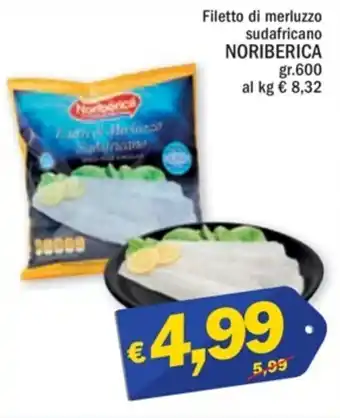 Ard Discount Filetto di merluzzo sudafricano NORIBERICA gr. 600 offerta