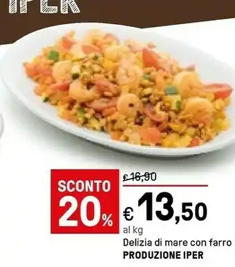 Iper La Grande Iper Delizia Di Mare Con Farro offerta