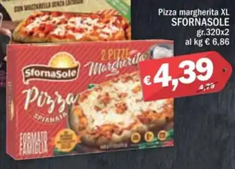 Pizza margherita XL SFORNASOLE gr.320x2