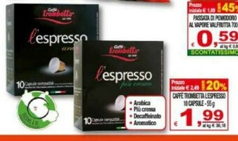 CTS Supermercati Cialde caffè offerta
