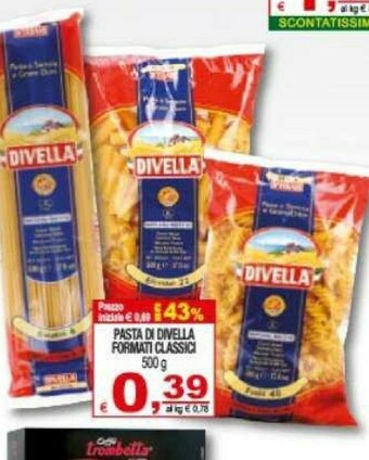 CTS Supermercati Divella Pasta di semola offerta