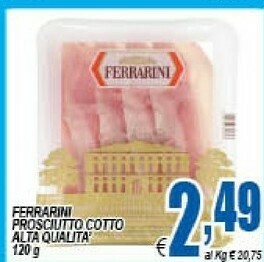 DEM Ferrarini Prosciutto cotto offerta