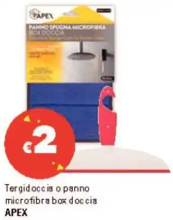 Iper La Grande Tergid occia o panno microfibra box doccia APEX offerta