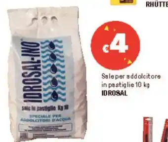 Sale per addolcitore in pastiglie 10 kg IDROSAL