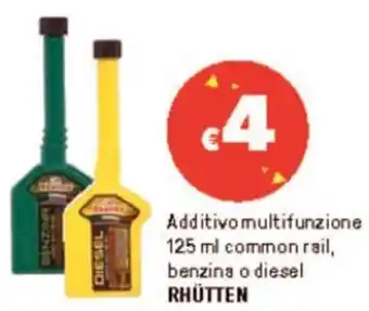 Iper La Grande Additivo multifunzione 125 ml common rail, benzina o diesel RHÜTTEN offerta
