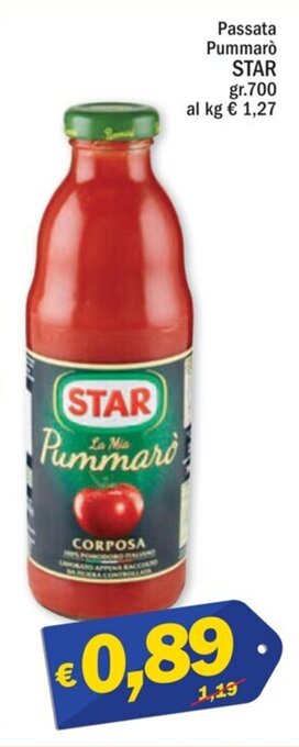 Passata Pummarò STAR gr.700