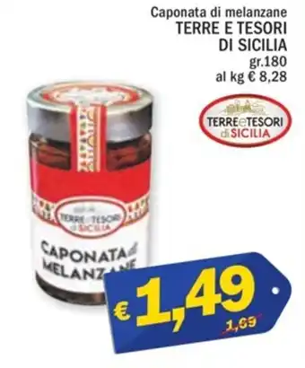 Ard Discount Caponata di melanzane TERRE E TESORI DI SICILIA gr. 180 offerta