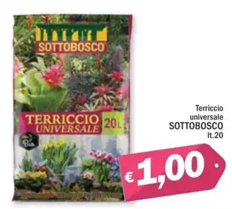 Ard Discount Terriccio universale SOTTOBOSCO lt. 20 offerta