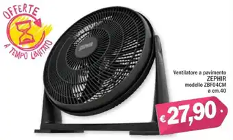Ventilatore a pavimento ZEPHIR modello ZBF04CM Ø cm.40