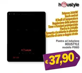 Ard Discount Piastra ad induzione HOUSTYLE modello P198D offerta