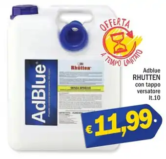 Adblue RHUTTEN con tappo versatore It.10