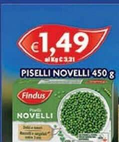 DEM Findus Piselli offerta