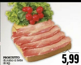 Emi Supermercati Prosciutto Di Suino A Fette offerta
