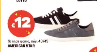 Iper La Grande Scarpa uomo, mis. 40/45 AMERICAN STAR offerta