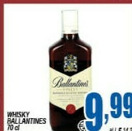 Gros Ballantines Scotch whisky offerta