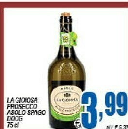 Gros Asolo Prosecco offerta