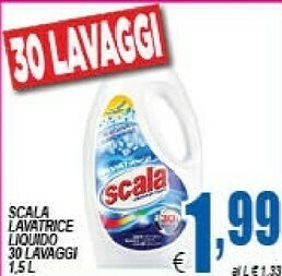 Gros Scala Detersivo lavatrice offerta