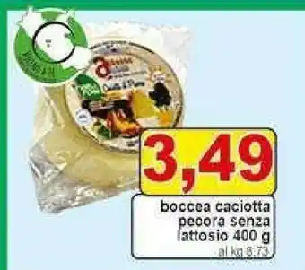 Gros Boccea Caciotta Pecora Senza Lattosio 400 G offerta