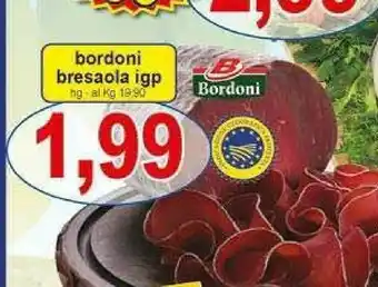 3 nobili Bordoni Bresaola IGP