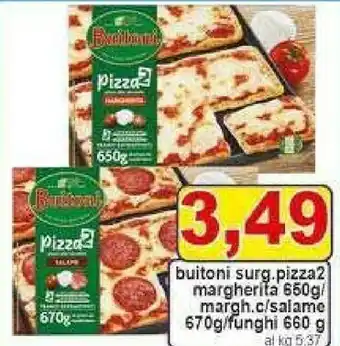 Gros Buitoni Surg Pizza 2 Margherita offerta