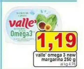 Gros Vallè Valle Omega 3 New Margarina offerta