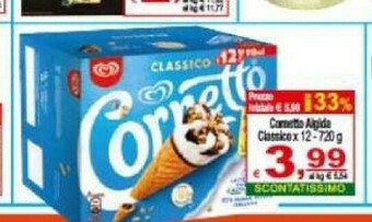 Gros Algida Cornetto offerta