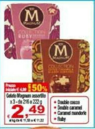 Gros Algida Magnum offerta