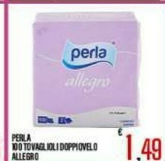 Gros Perla Tovaglioli offerta