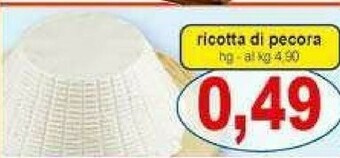 Pewex Ricotta Di Pecora offerta