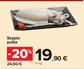 Carrefour Seppia pulita offerta