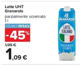Carrefour Latte UHT Granarolo 1l offerta